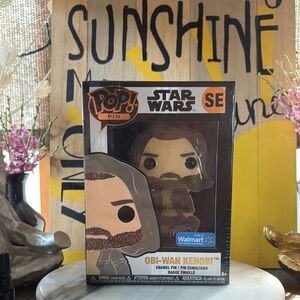 Funko Pop Obi-Wan Kenobi Enamel Pin - Brown and Black - Star Wars 🌟